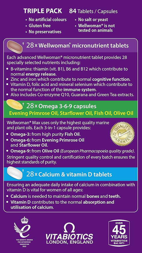 Wellwoman Pack 84 Max Capsules