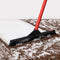 Rubber Broom Lightweight - 100% Natural Rubber with 55 Inch Anti-Rust Handle, Best for Pet & Human Hair