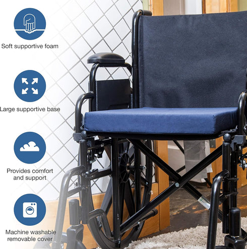 Tailbone DMI Seat Cushion and Chair Cushion for Office Chairs, Wheelchairs, Scooters, Kitchen Chairs or Car Seats, FSA