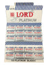 Lord Platinum Double Edge Safety Razor Blades, 100 Blades (5x20)