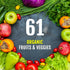 UpNourish Organic Fruits and Veggies Supplement, 480 Capsules for Diet Balance and Energy