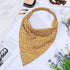 Syhood 6 Pcs Floral Elastic Hair Bandanas, Boho Scarf Headband, Chiffon Kerchief Turban with Hair Clips for Women