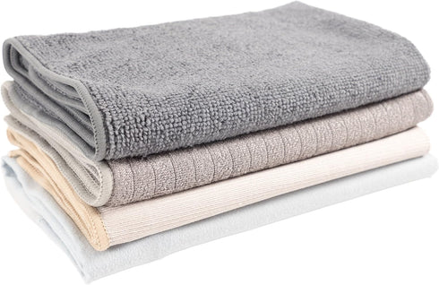 KAF Home Pantry Multipurpose Microfiber Cleaning Cloth, 4-Pack, 15 x 18-Inch