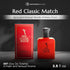 PB ParfumsBelcam Red Classic Match Eau de Toilette, Spicy Woody Amber Fragrance for Men, 2.54 Fl Oz