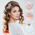 Oriamour Hair Side Combs with 2 Set Hair Pins, Bridal Hair Accessories Wedding Headpiece Set (Gold)