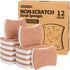 Natural Dish Sponge 12 Pack, Eco-Friendly Non-Scratch Cellulose Sponge, Biodegradable Dual-Sided for Dish Washing