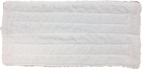 Reusable Wet Mop Pads for Swiffer Wet Jet, Washable Cotton Eco-Friendly Replacement Mop Pads for Mopping (Red White &