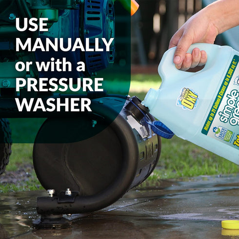 Simple Green Oxy Solve Total Outdoor Pressure Washer Cleaner - 1 Gallon for Effective Outdoor Cleaning