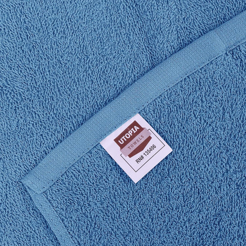 Utopia Towels - Kitchen Bar Mops Towel, Pack of 12, 100% Cotton Ring Spun, Super Absorbent for Home and Kitchen
