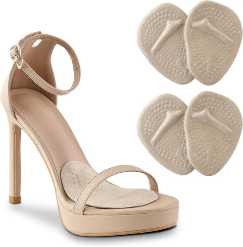 VRUIFA Ball of Foot Cushions, Metatarsal Pads for Women, High Heels Comfort Pads,