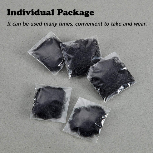 Zonon Hair Nets, 50Pcs Invisible Elastic Edge Mesh, 50cm Individual Package for Women Bun, with 40Pcs U Shaped Pins,