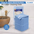Microfiber Towel Cleaning Cloth – Pack of 12, Size 12.6” x 12.6”, Blue, Lint Free, Super Absorbent, Multipurpose