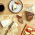 Bee's Wrap Reusable Beeswax Wraps for Food - Honeycomb Bread Wrap, Eco-Friendly Storage Bags