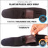 Copper Fit Rapid Relief Plantar Fascia Arch Foot Wrap with Hot or Cold Gel Pack, Adjustable, Black