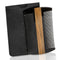 Premium Dual-Action Beard Comb, Natural Ox Horn and Sandalwood, Double Sided with Black Protective Case, Perfect