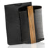 Premium Dual-Action Beard Comb, Natural Ox Horn and Sandalwood, Double Sided with Black Protective Case, Perfect