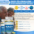 HZZYPLANT Immune 2 NAD+ Supplement, High Absorption NAD Supplements for Women for Cellular Energy Focus Health, NAD