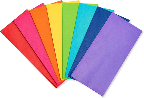 American Greetings 40 Sheet Bold Colored Tissue Paper, 20 in. x 20 in. for Graduation, Birthdays, All Occasions