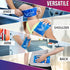 Kinetic Labs Reusable Gel Ice Packs for Injuries (2 Pack) - Flexible Hot Cold Packs 11" x 5.3" for Back, Neck, Knee,