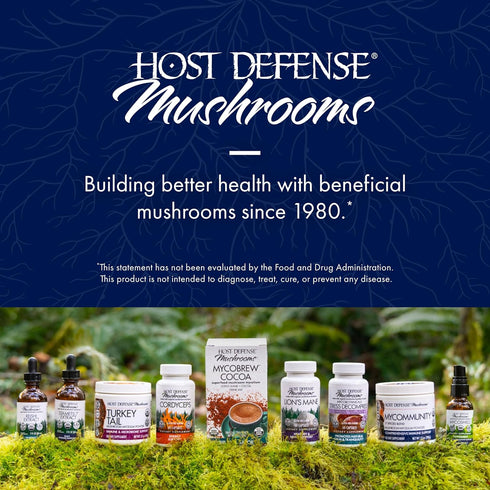 Host Defense Stamets 7-7 Species Blend - 30 Capsules Mushroom Supplement for Immune Support