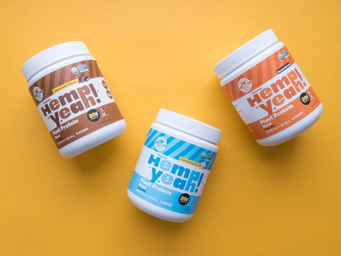 Manitoba Harvest Hemp Yeah! Organic Plant-Based Protein Powder, Vanilla, 16oz, 20g Complete Plant Protein