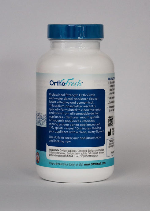 OrthoFresh Professional Cold Water Dental Appliance Cleaner