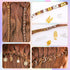 Jollidecor 259PCS Hair Jewelry Accessories for Women, Braids and Dreadlock Adornments with Gold Beads