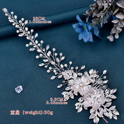 ULAPAN Bridal Hair Combs, Crystal Wedding Headbands, Rhinestones Hair Accessories for Brides and Bridesmaids