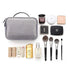 Rownyeon Waterproof Makeup Train Cases, Portable Cosmetic Organizer with Adjustable Dividers for Makeup Brushes,