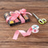 Gift Tek 10 Yards x 1.5 Inch Satin Ribbon, Single Faced Fabric Ribbon, Pink Polyester for Gift Wrapping