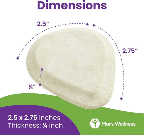 Metatarsal Felt Foot Pad Skived Cut (1/4" Thick) - 6 Pairs (12 Pieces) - Made in USA
