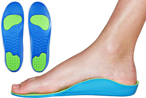 Neon Fix Orthotic, Max Arch Support Premium Medical Grade Insole for Pronation, Flat Feet, Kids Size 7-9