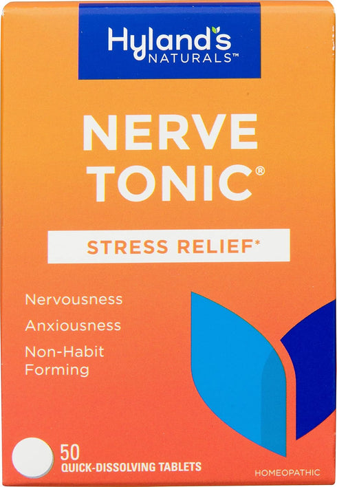 Hylands Nerve Tonic Tablets - 50 Tablets for Nerve Support