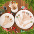 RunNico 40 5.6'' 20 Pcs Christmas Hot Chocolate Wooden Spoons, Christmas Disposable Stirring Spoons with Styles Top