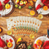 Homlouue 100 Pcs Fall Napkins, 3 Ply Thanksgiving Pumpkins Autumn Leaves Paper Guest Towels for Harvest Party