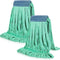 2 Pcs Commercial Mop Head Replacement, 18 Oz Tube Microfiber Mop Heads for Floor Cleaning