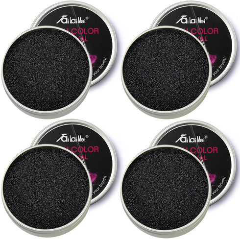 TailaiMei 4 Pack Color Removal Cleaner Sponge, Quickly Clean Makeup Brushes Without Water or Chemicals