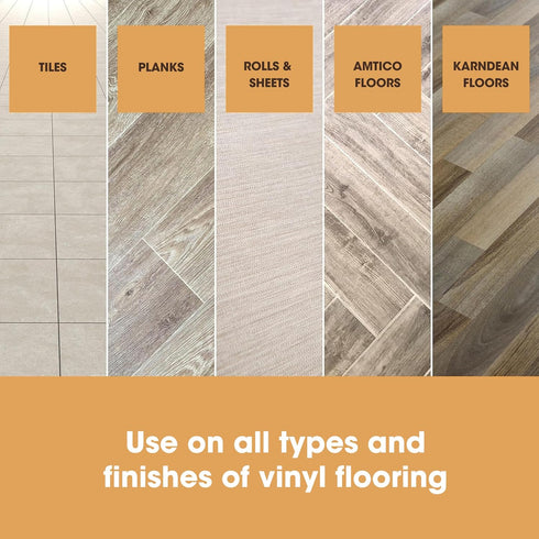 Furniture Clinic Vinyl Floor Cleaner | 17oz / 500ml | Quick-Drying with Lavender Aroma | Easy and Safe Application |