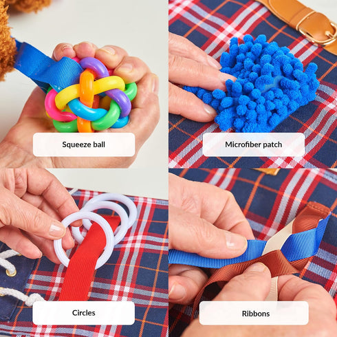 ODOXIA Fidget Muff and Blanket for Elderly | Fidget Blanket for Dementia | Dementia Products for Elderly | Gift
