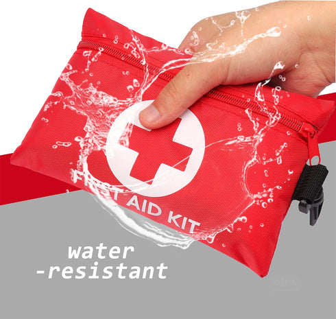 Galaxylense 128 Pcs First Aid Kits Small for Survival Emergency Trauma Military Tactical Medical School Office Home