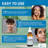 Hyaluronic Acid Serum Facial Booster for Face - Anti Aging Skin Care Hydro-Boost Moisturizer with Vitamin C & E, 1.75