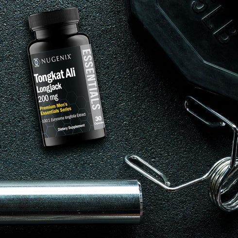 Nugenix Essentials Tongkat Ali for Men, Support for Men's Health, Longjack Eurycoma Extract, 30ct