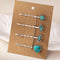 Western Style Hair Bobby Pins, 4 Pcs Women's Turquoise Howlite Stone Hair Clip Cowgirl Chic Retro Accessories
