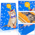 Cat Gift Bags Kitten Paper Goodie Bags, 12PCS for Kids Birthday, Pet Adoption, Cat Theme Party Supplies