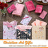 Christian Art Gifts Gift Bag/Tissue Paper Set Abundantly Blessed Bible Verse, Pink Butterfly, Medium Deuteronomy 7:13