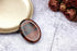 Thumb Worry Stone, Healing Crystal Pocket Palm Stone (Golden Swan)