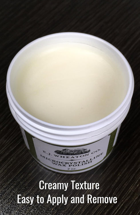 E.J. Wheaton Microcrystalline Wax Polish, Preserves and Protects Metal, Leather, Wood Surfaces