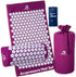 Acupressure Mat & Pillow Set with Hot/Cold Gel Pack - for Back and Neck Pain Relief, Sciatica, Ideal Acupuncture Mat