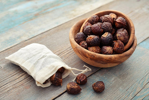 NaturalThings Organic Soap Nuts, Eco-Friendly Laundry Soap (125 Loads + 1 Wash Bag)