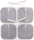 BodyMed TENS/EMS Unit, 4 Electrode Pads – Reusable Self-Adhesive 2 x 2 Inch Square Electrodes in Ten Packs